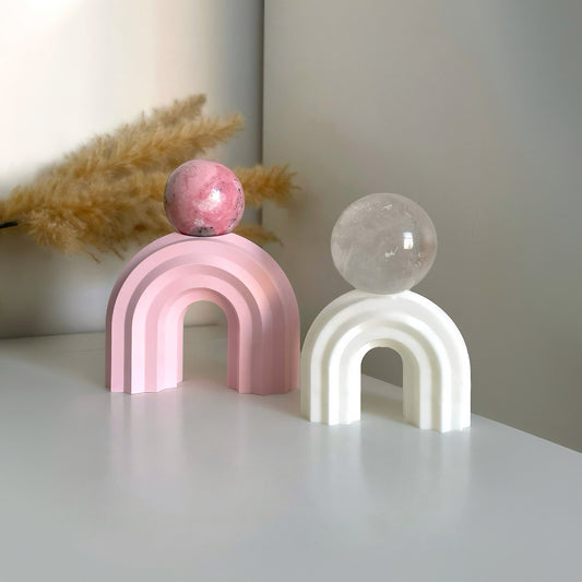 Arch Crystal Stand (Sphere Top)